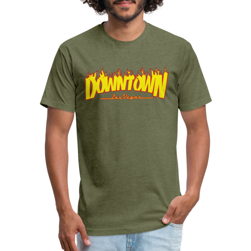 DTLV "Thrashed" T-Shirt - heather military green
