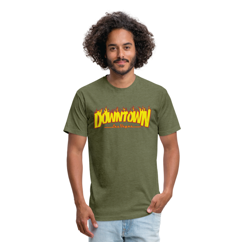 DTLV "Thrashed" T-Shirt - heather military green