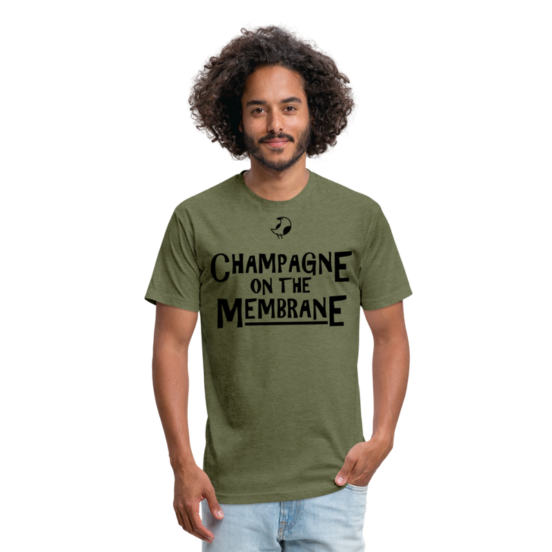 Champagne on the Membrane - heather military green