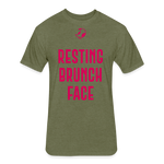 Resting Brunch Face - heather military green